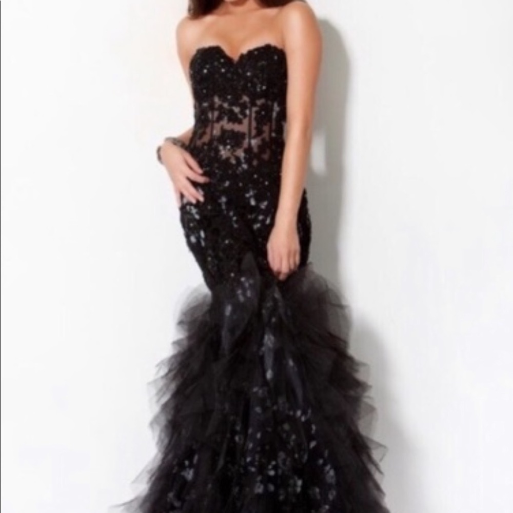 Jovani Black mermaid gown